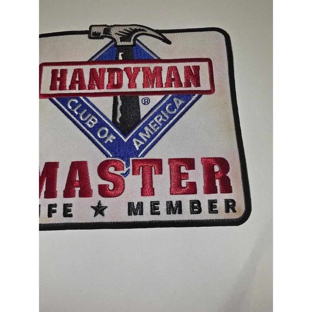 vintage embroidered Handyman Club of America Master Life Member jacket patch